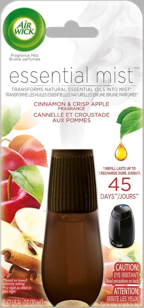 Airwick Essential Oils Diffuser Mist Refill, Mandarin & Sweet Orange, 1ct
