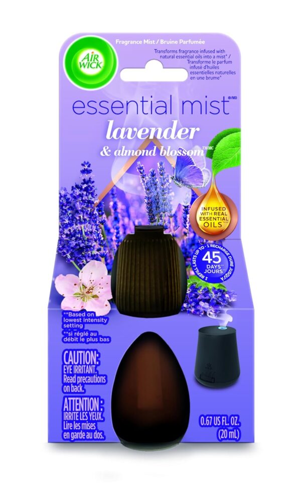 Airwick Essential Oils Diffuser Mist Refill, Mandarin & Sweet Orange, 1ct
