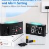 Alarm Clock for Kids, Digital Clock with 7-Color Night Light for Bedrooms, Battery Backup, Adjustable Volume and Brightness, 2 Charging Ports, Big Snooze,12/24H/DST