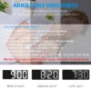 AMIR Digital Alarm Clock, LED Clock with Type-C Port for Bedroom, Electronic Desktop Clock, Adjustable Brightness, DST, Snooze, 12/24H Display for Home, Bedroom, Office (No...