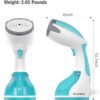 BEAUTURAL 1200-Watt Handheld Steamer for Clothes, 30-Second Heat-up, 8.79-Ounce Water Tank, Aqua