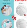 BEAUTURAL 1200-Watt Handheld Steamer for Clothes, 30-Second Heat-up, 8.79-Ounce Water Tank, Aqua