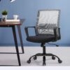BestOffice Home Office Chair Ergonomic Cheap Desk Chair Swivel Rolling Computer Chair Executive Lumbar Support Task Mesh Chair Adjustable Stool for Women Men, Grey