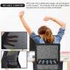 BestOffice Home Office Chair Ergonomic Desk Chair Swivel Rolling Computer Chair Executive Lumbar Support Task Mesh Chair Adjustable Stool for Women Men,Black