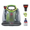 BISSELL Little Green Proheat Portable Deep Cleaner/Spot Cleaner and Car/Auto Detailers with Self-Cleaning HydroRinse Tool for Carpet and Upholstery, 2513E