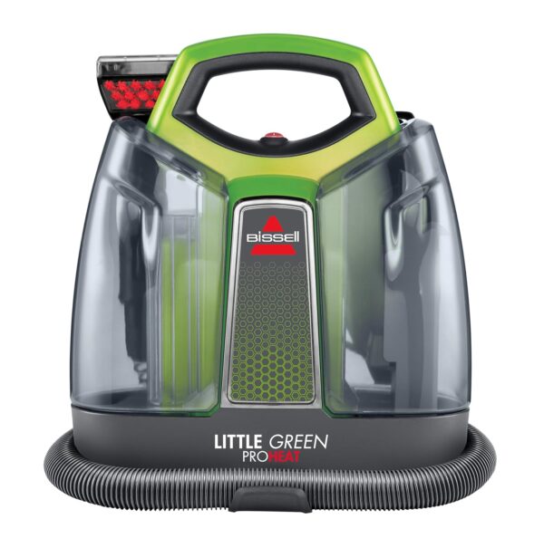 BISSELL Little Green Proheat Portable Deep Cleaner/Spot Cleaner and Car/Auto Detailers with Self-Cleaning HydroRinse Tool for Carpet and Upholstery, 2513E