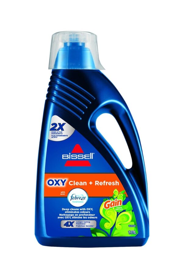 BISSELL OXY Clean + Fresh with Febreze Freshness Formula for Full Size Carpet Deep Cleaning Machines, Carpet Cleaning Solution, Carpet Shampoo (60 oz), 5959C