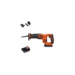 BLACK+DECKER 20V MAX* Cordless Reciprocating Saw Kit (BDCR20C)