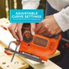 BLACK+DECKER Jig Saw, Smart Select, 5.0-Amp (BDEJS600C)