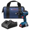 BOSCH GSB18V-490B12 18V EC Brushless 1/2 in. Hammer Drill/Driver Kit with (1) 2.0 Ah Slimpack Battery