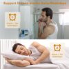 Cadrim Wake up Light, Natural Sunrise Simulation Alarm Clock Sunset Fading with Dual Alarm Clocks Snooze Function 7 Natural Sounds Setting Color Changeable Beside Nightlight and...