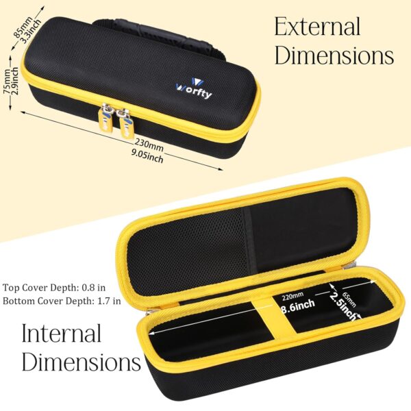 Case for DEWALT Cordless Screwdriver with FLEXDRIVE Control and Screwdriving Bits DWHT66719 - Travel Protective Carrying Storage Bag (Black)