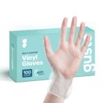 Comfy Package Disposable Vinyl Gloves, Powder Free, Latex Free, Clear Gloves for Cooking and cleaning