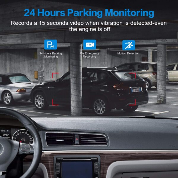 Dash Cam Front with 32G SD Card, BOOGIIO 1080P FHD Car Driving Recorder 3'' IPS Screen 170°Wide Angle Dashboard Camera Aluminum Alloy Case, WDR G-Sensor Parking Monitor Loop...