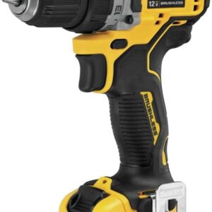 DEWALT 12V MAX Xtreme Compact Brushless 3/8 in. Cordless Drill/Driver Kit, 2-Speed, 15 Clutch Settings (Not Compatible with 20V Tools)(Tool Only)(DCD701F2)