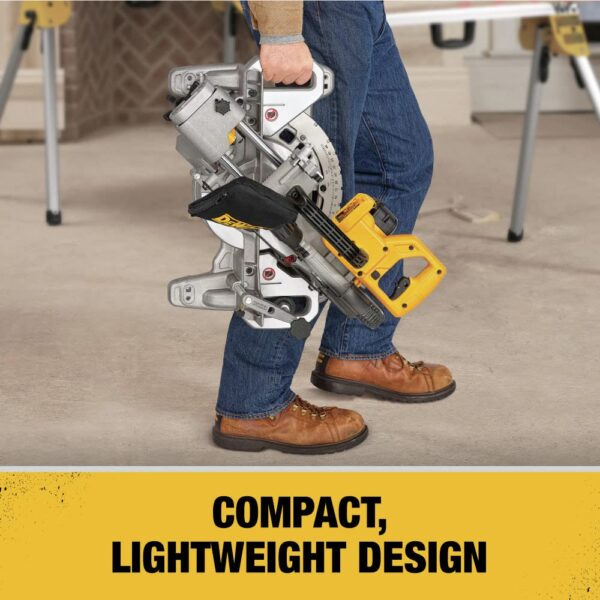 DEWALT 20V MAX 7-1/4-Inch Miter Saw, Tool Only, Cordless (DCS361B)