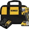 DEWALT 20V MAX Brushless Cordless Impact Driver 1/4-In, Lightweight, Variable Speed, LED (DCF840D1)