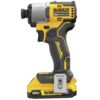DEWALT 20V MAX Brushless Cordless Impact Driver 1/4-In, Lightweight, Variable Speed, LED (DCF840D1)