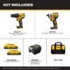 DEWALT 20V MAX Power Tool Combo Kit, Cordless Power Tool Set, 2-Tool with 2 Batteries and Charger Included (DCK277D2)