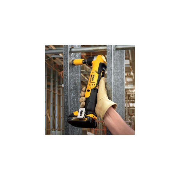 DEWALT 20V MAX* Right Angle Drill, Cordless, Tool Only (DCD740B)