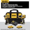 DEWALT 20V MAX* XR Cordless Drill and Impact Driver Kit, Power Tool Combo Kit, Brushless, with 2 Batteries and Charger (DCK248D2)