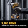 DEWALT 20V MAX XR Cordless Impact Driver, Brushless, 3-Speed, Tool Only (DCF845B)