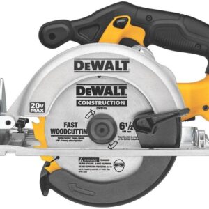 DEWALT 6-1/2-Inch 20V MAX Circular Saw, Tool Only (DCS391B) , Yellow