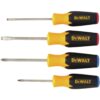 Dewalt DWHT62512 4 Piece Screwdriver Set , Black