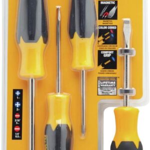 Dewalt DWHT62512 4 Piece Screwdriver Set , Black