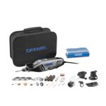 Dremel 4300-5/40 High Performance Rotary Tool Kit with LED Light- 5 Attachments & 40 Accessories- Engraver, Sander, and Polisher- Perfect for Grinding, Cutting, Wood Carving,...