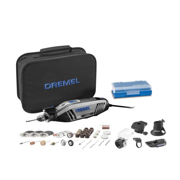 Dremel 4300-5/40 High Performance Rotary Tool Kit with LED Light- 5 Attachments & 40 Accessories- Engraver, Sander, and Polisher- Perfect for Grinding, Cutting, Wood Carving,...