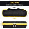 Electric Screwdriver Set Case for DEWALT Cordless Screwdriver (DWHT66719) and Screwdriving Bits, Tools Organizer for Driver Drill Bits, with Internal Pockets and Carry Handle...
