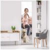 EVENLIVE® Full Length Mirror Tiles, Frameless Wall Mirrors 12 Inches 4 Pieces, Body Long Mirror for Home Gym, Door, Closet, Room - Easy to Install