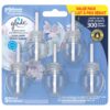 Glade PlugIns Air Freshener Oil Refill, Scented and Essential Oils for Home and Bathroom, Clean Linen, 5 Refills