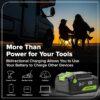 Greenworks 24V Brushless 10PC Power Tool Combo, Drill+Impact Driver+Circular Saw+Recip Saw+Jig Saw+Sander+Light+Multi-Tool+Nailer+Grinder (2) 4.0Ah+2.0Ah Batteries (20,000mAh...