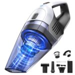 Handheld Vacuum Cleaner, Powerful Suction Portable Lightweight Hand Held Vacuum Cordless with 25-30Mins Long Runtime Rechargeable Battery Quick Charge for Home, Car, Carpet...