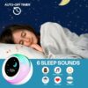 I.CODE Sun & Moon Rise Kids Alarm Clock, Children's Sleep Trainer, Sleep Sound Machine, Wake Up Light & Night Light, Teach Kids Day & Night(Version 2025)