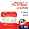 Iron Out Automatic Toilet Bowl Cleaner, 1 Pack, 6 Tablets