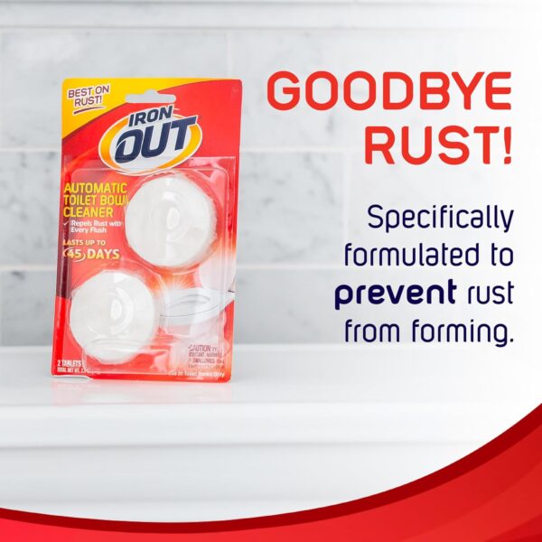 Iron Out Automatic Toilet Bowl Cleaner, 1 Pack, 6 Tablets