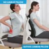 Lumbar Support Pillow for Office Chair,Office Home Essentials, Back Cushion Back Pain Relief Improve Posture Back Support Pillow for Car,Computer, Gaming Chair with Mesh Cover...
