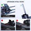 Miracase Phone Holder for Car Vent 2025 Wider Clamp & Metal Hook Car Phone Holder Mount for iPhone 17 Pro Max Vent Clip Hand Free Cell Phone Car Mount for iPhone16 17 14 15...