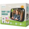 Onco Baby Car Mirror for Back Seat - Double Award-Winning, 100% Shatterproof Mirror, 360° Baby Must Haves, New Born Essentials, Car Mirror Rear Facing, Universal & Shake-Proof