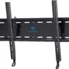 PERLESMITH Tilting TV Wall Mount for 23-60 Inch Flat Curved TVs, Low Profile Tilt TV Mount up to 115 lbs, Wall Mount Bracket Fits 8″/16” Wood Studs, Max VESA 400x400mm, PSMTK1