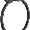Pynsseu Hand Towel Ring, 304 Stainless Steel Towel Ring Hanging Round for Bathroom and Kitchen