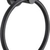 Pynsseu Hand Towel Ring, 304 Stainless Steel Towel Ring Hanging Round for Bathroom and Kitchen