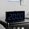 ROCAM Digital Alarm Clocks with USB Charger for Bedrooms, Electric Loud Alarm Clock for Heavy Sleeper, 7” Digital Clock Large Display with Dual Alarm, Battery Backup, Volume,...