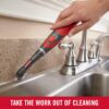 Rubbermaid Reveal Power Scrubber, Grout & Tile Bathroom Cleaner, Shower Cleaner, and Bathtub Cleaner, Multi-Purpose Scrub Brush