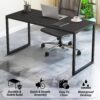 SHW Mission 32-Inch Home Office Computer Desk, 81 x 40 cm, Black
