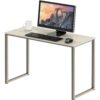 SHW Mission 32-Inch Home Office Computer Desk, 81 x 40 cm, Maple