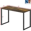 SHW Mission 32-Inch Home Office Computer Desk, 81 x 40 cm, Rustic Brown